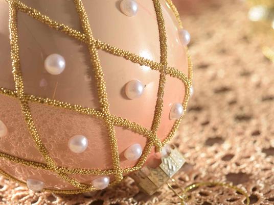 Palline di Natale in Vetro Artigianali per Albero di Natale con Perle 12  Pezzi - - Idee regalo | IBS