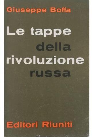 Le tappe della Rivoluzione russa - Giuseppe Boffa - copertina