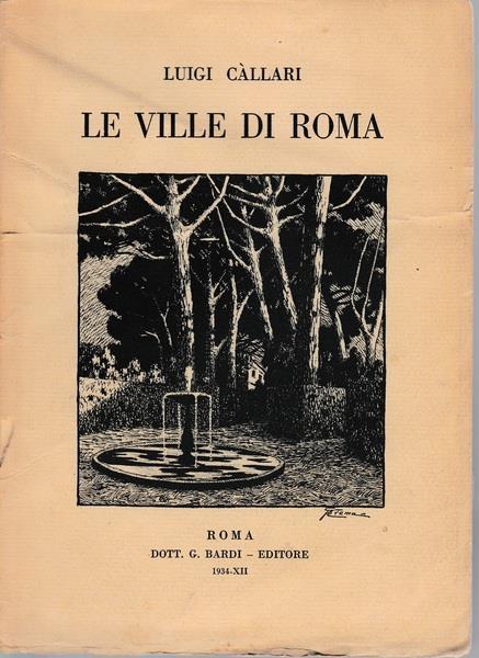 Le ville di Roma - Luigi Callari - copertina