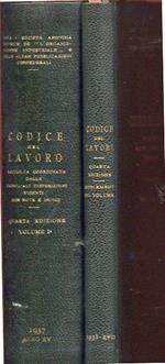 Codice del lavoro volume I° (con volume di supplemento)