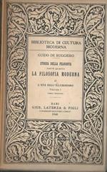 Storia della Filosofia. Parte quarta: La filosofia moderna II. Volumi I-V