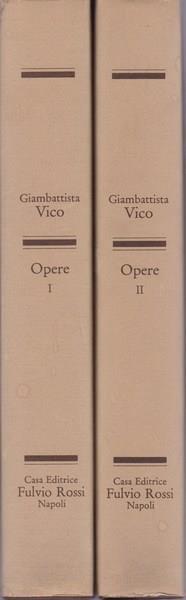 Opere. I. II - Giambattista Vico - copertina