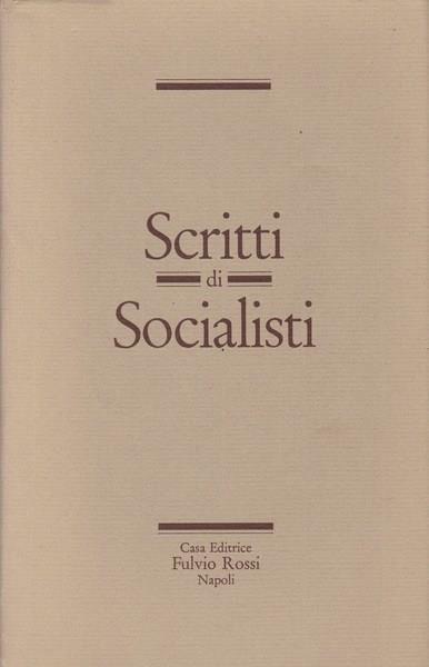 Scritti di socialisti - copertina