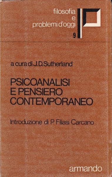 Psicoanalisi e pensiero contemporaneo - J. D. Sutherland - copertina