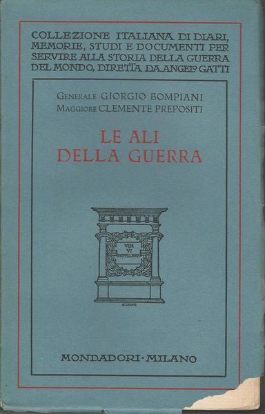 Le Ali Della Guerra - G. Bompiani - copertina