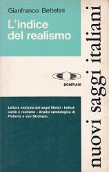 L' indice del realismo - Gianfranco Bettetini - copertina