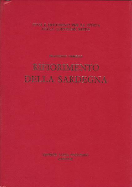 Rifiorimento Della Sardegna - Francesco Gemelli - copertina