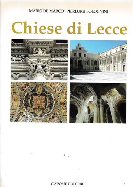 Chiese di Lecce - Mario De Marco - copertina