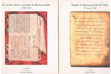 Gli Archivi Della Comunità Di Montecastello - Statuto Di Montecastello Di Vibio - G. Comez - copertina