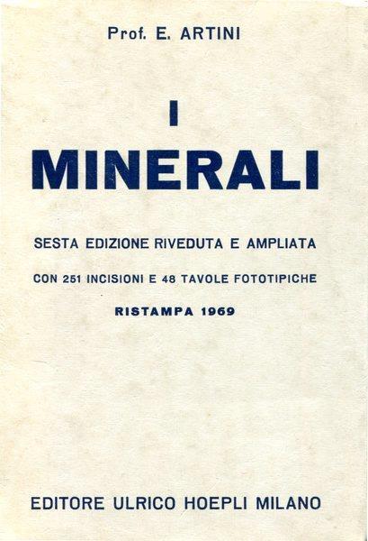 I minerali - Ettore Artini - copertina