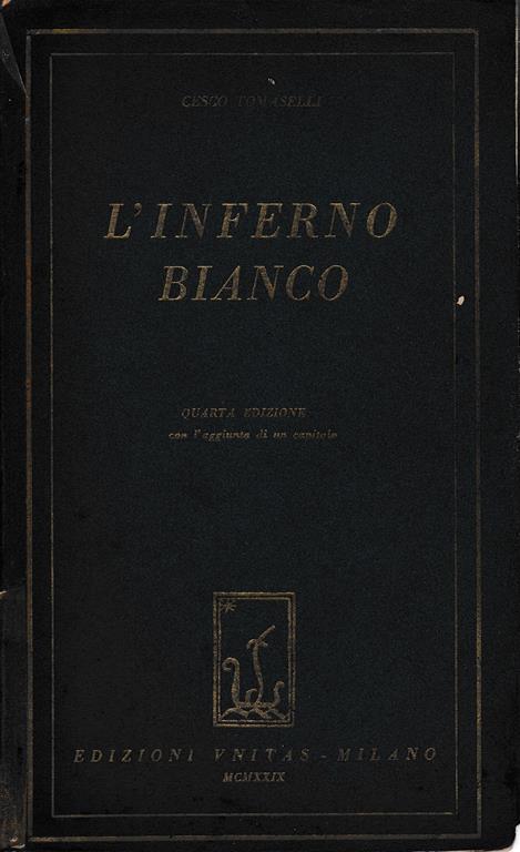 L' inferno bianco - Cesco Tomaselli - copertina