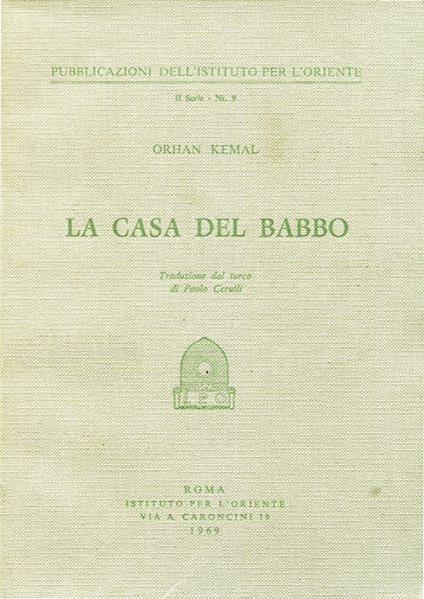 La casa del babbo - Orhan Kemal - copertina