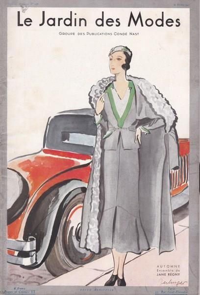 Le Jardin des Modes. XI. N. 147. 15 Ottobre 1931 - copertina