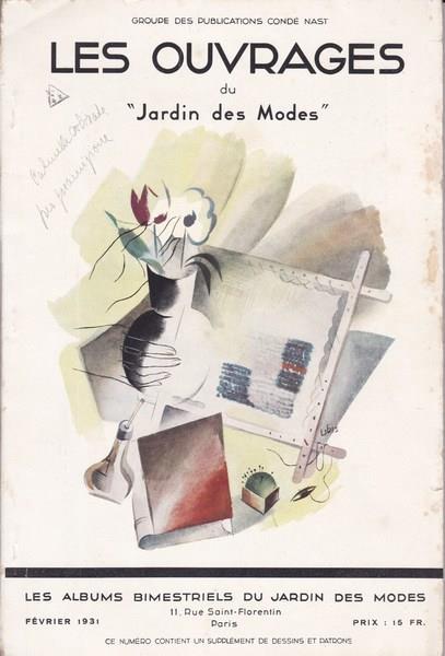 Les Ouvrages du `Jardin des Modes`. Febbraio 1931 - copertina