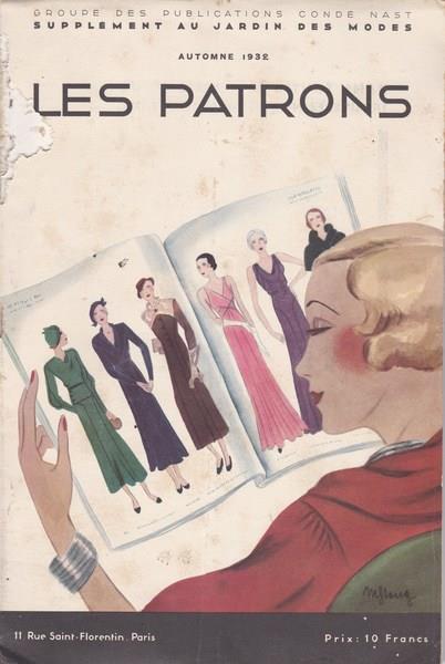 Les Patrons. Supplement au `Jardin des Modes`. Autunno 1932 - copertina