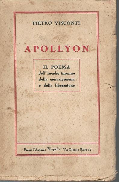 Apollyon - Pietro Visconti - copertina