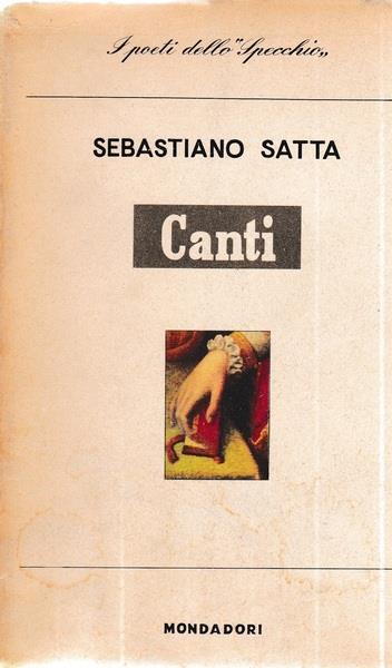 Canti - Sebastiano Satta - copertina