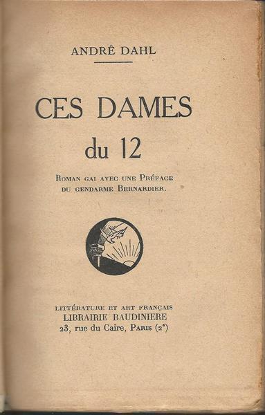 Ces Dames Du 12 - André Dahl - copertina
