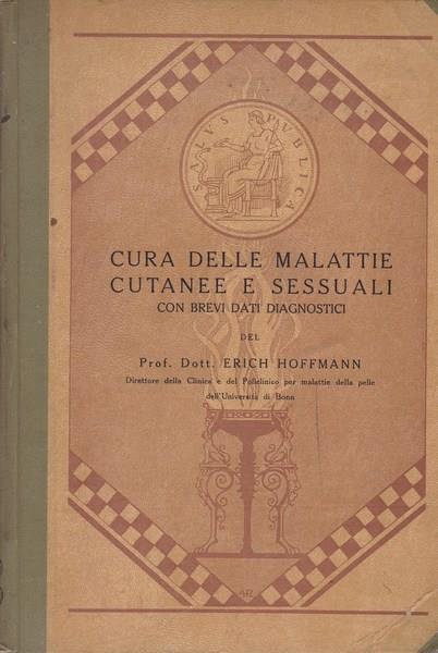 Cura delle malattie cutanee e sessuali - Erich Hoffmann - copertina