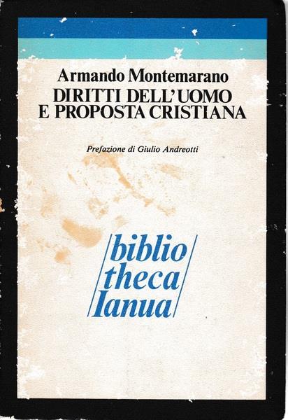 Diritti dell'uomo e proposta cristiana - Armando Montemarano - copertina