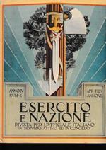 Esercito e Nazione. Rivista. Anno IV, N. 4