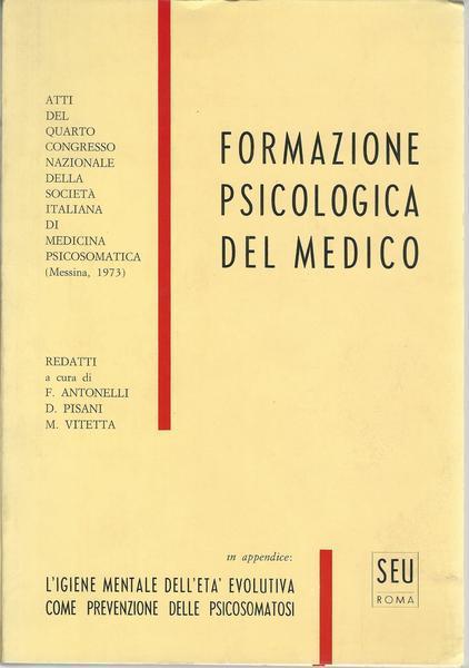 Formazione Psicologica Del Medico - copertina