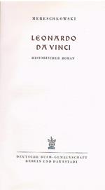 Leonardo Da Vinci. Historicher Roman