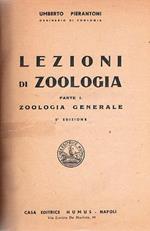 Lezioni Di Zoologia. Parte I. Zoologia Generale