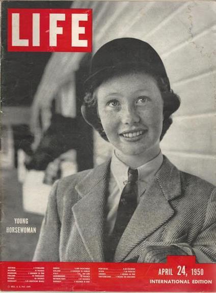 Life Magazine - April 24, 1950. International Edition - copertina