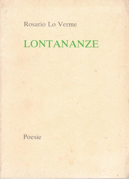 Lontananze - Rosario Lo Verme - copertina