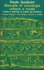 Manuale Di Sociologia Urbana E Rurale