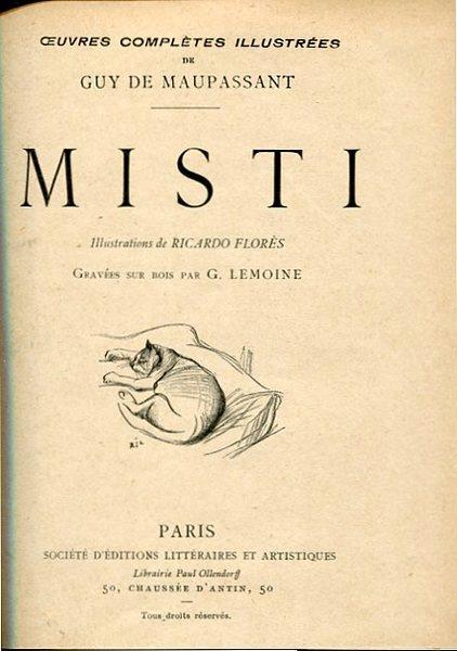 Misti - Guy de Maupassant - copertina