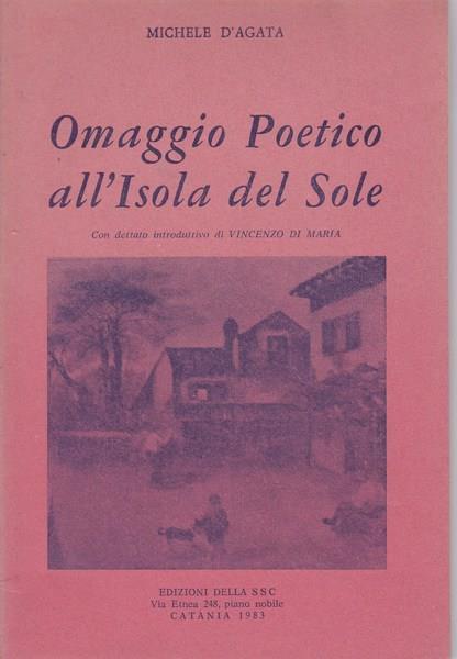 Omaggio Poetico all'Isola del Sole - Michele D'Agata - copertina