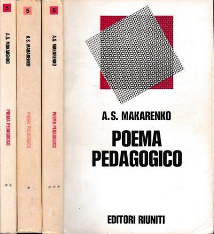 Poema pedagogico (3 volumi) - Anton S. Makarenko - copertina