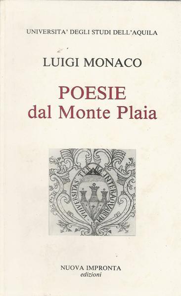 Poesie Dal Monte Plaia - Luigi Monaco - copertina