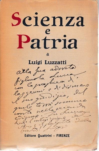 Scienza e Patria - Luigi Luzzatti - copertina