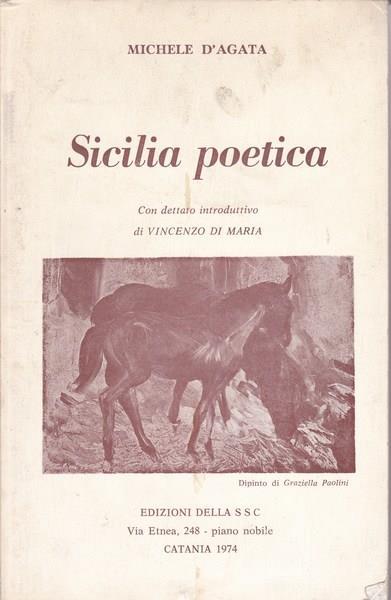 Sicilia poetica - Michele D'Agata - copertina