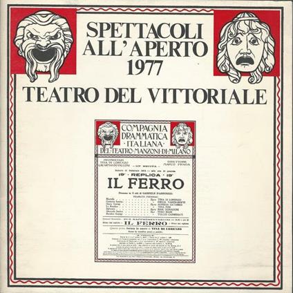 Spettacoli All'Aperto 1977 Teatro Del Vittoriale - copertina