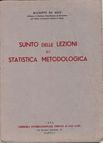 Sunto delle lezioni di Statistica Metodologica