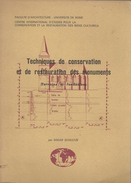 Techniques De Conservation Et De Restauration Des Monuments - Edgar Schulze - copertina