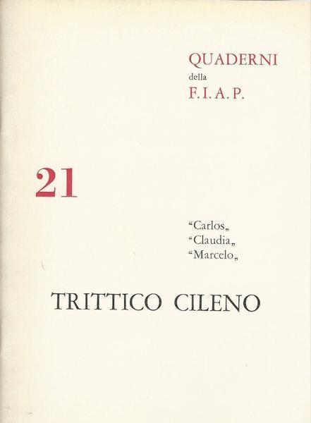 Trittico Cileno - Carlos, Claudia, Marcelo - copertina