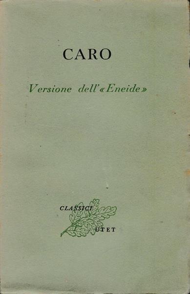 Versione dell'Eneide - Annibal Caro - copertina