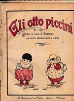 otto piccini. Storia in versi di Romano con ricche illustrazioni a colori