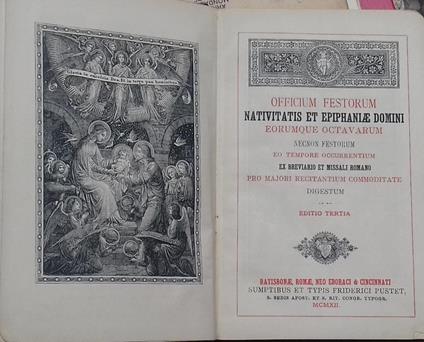 Officium Festorum Nativitatis et Epiphaniae eorumque octavarium - copertina