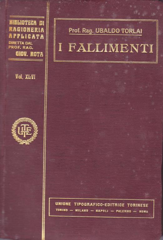 fallimenti - Ubaldo Torlai - copertina