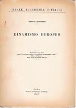 Dinamismo europeo. Estratto dagli atti del II convegno della 