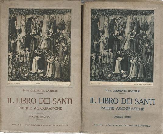 libro dei santi. Pagine agiografiche - Clemente Barbieri - copertina