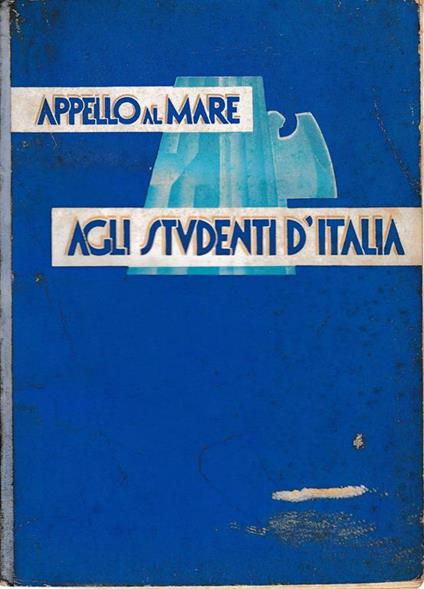 Appello al mare. Agli studenti d'Italia - copertina