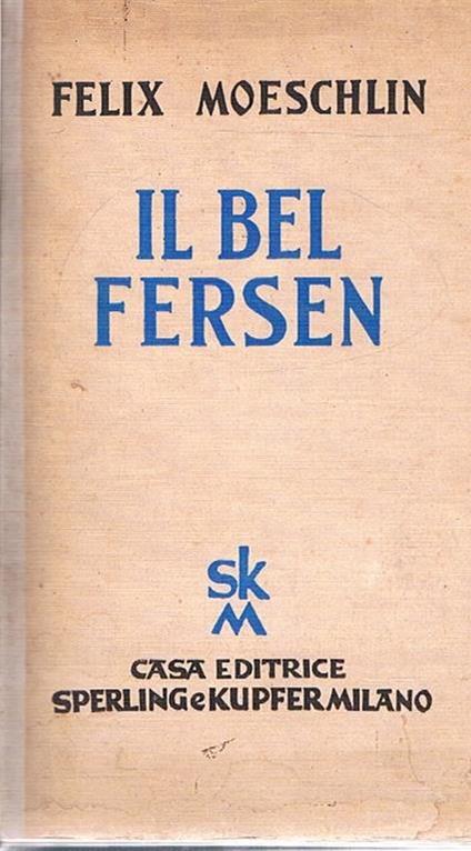 bel Fersen - Felix Moeschlin - copertina