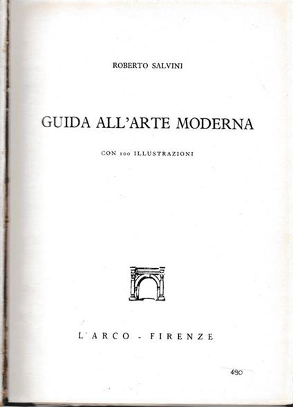 Guida all'arte moderna - Roberto Salvini - copertina